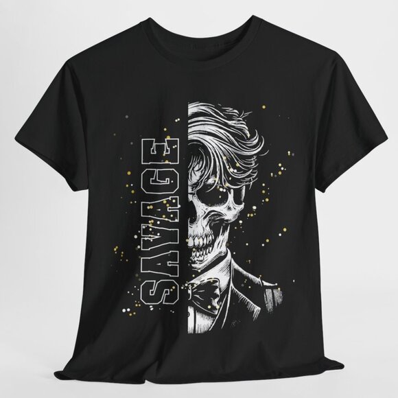 Graphic tee orginal design shirt Savage T-shirt Dark Crime - Picture 6 of 7